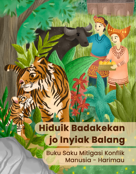 Wakil Gubernur Sumbar melaunching  buku saku mitigasi konflik manusia harimau sumatera